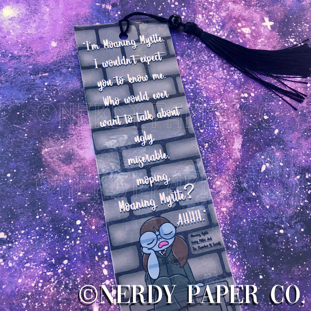 MYRTLE BOOKMARK | Hand Drawn Wizard Beaded Bookmark