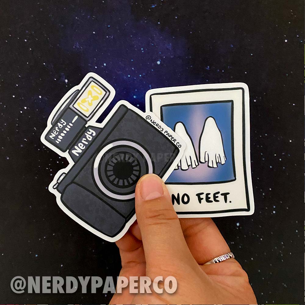 No Feet Bundle - Hand Drawn Beetle Universe Waterproof Vinyl Sticker Pack