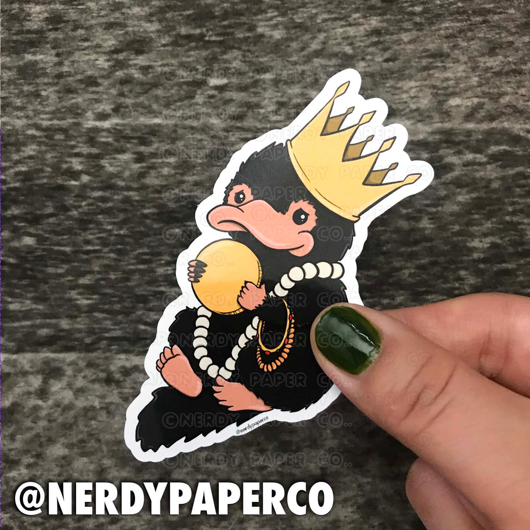 NIFF - Hand Drawn Magical Creature Waterproof Vinyl Sticker