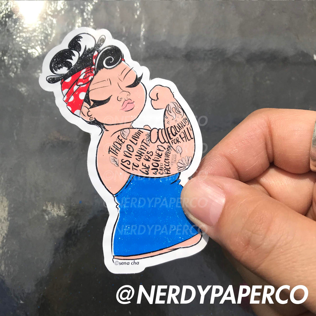 NO LIMIT | Beautiful Girls - Hand Drawn Waterproof Vinyl Sticker