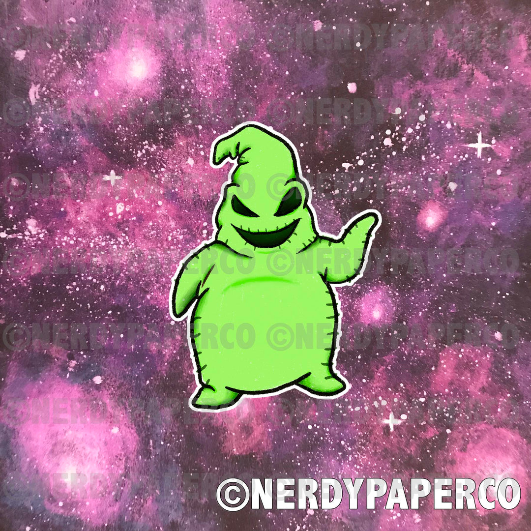 OOGIE - Hand Drawn NIGHTMARE B4 XMAS- Inspired Waterproof Vinyl Sticker