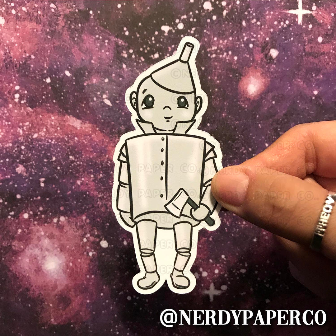 TIN MAN - Hand Drawn Planner Die Cut - Chibi