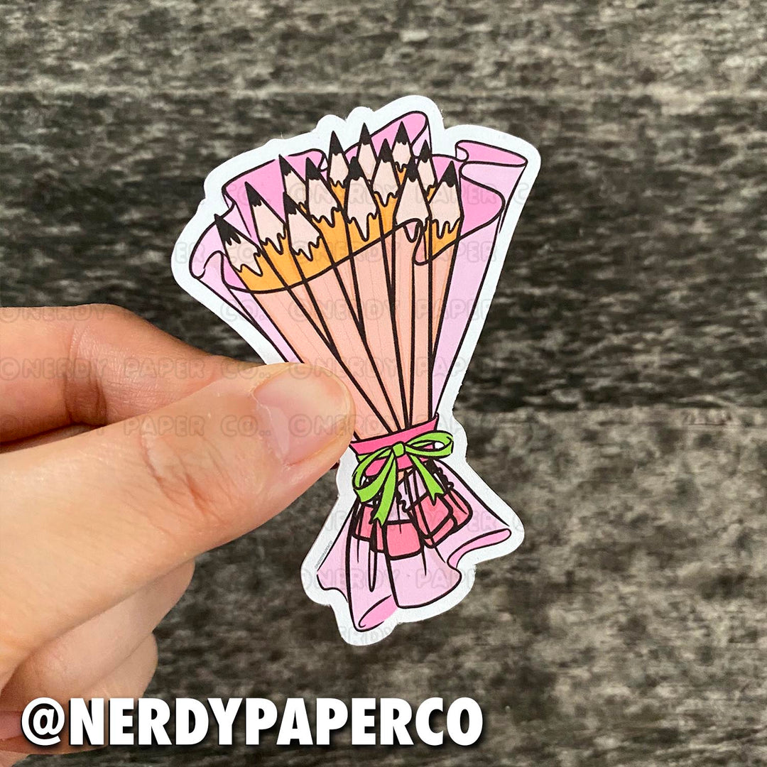 Pencil Bouquet - Hand Drawn Planner Die Cut