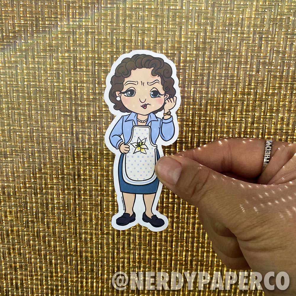 Bitter Aunt - Hand Drawn Waterproof Vinyl Sticker