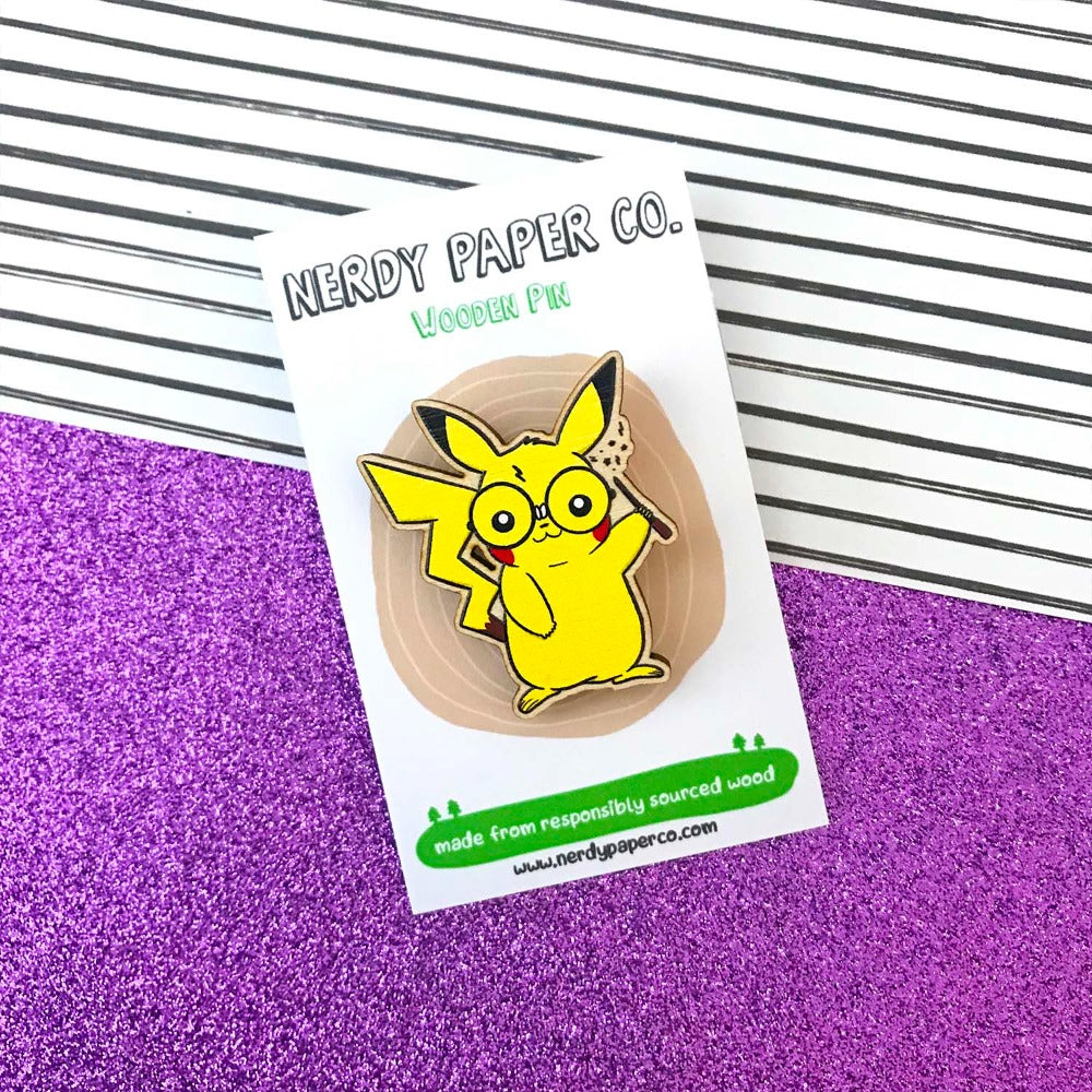 Pikapotter | Wooden pin - WP002