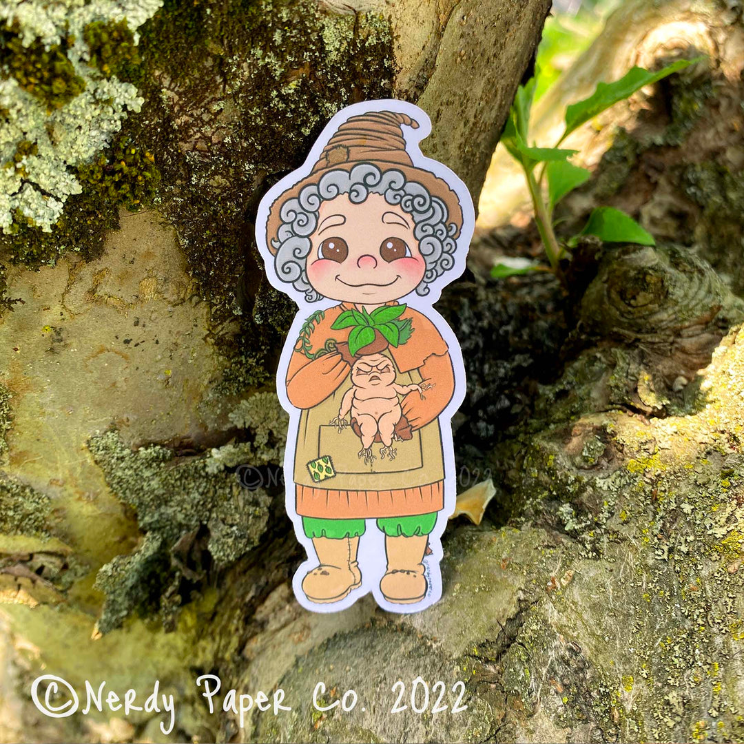 Herbology Professor - Hand Drawn Wizard Die Cut
