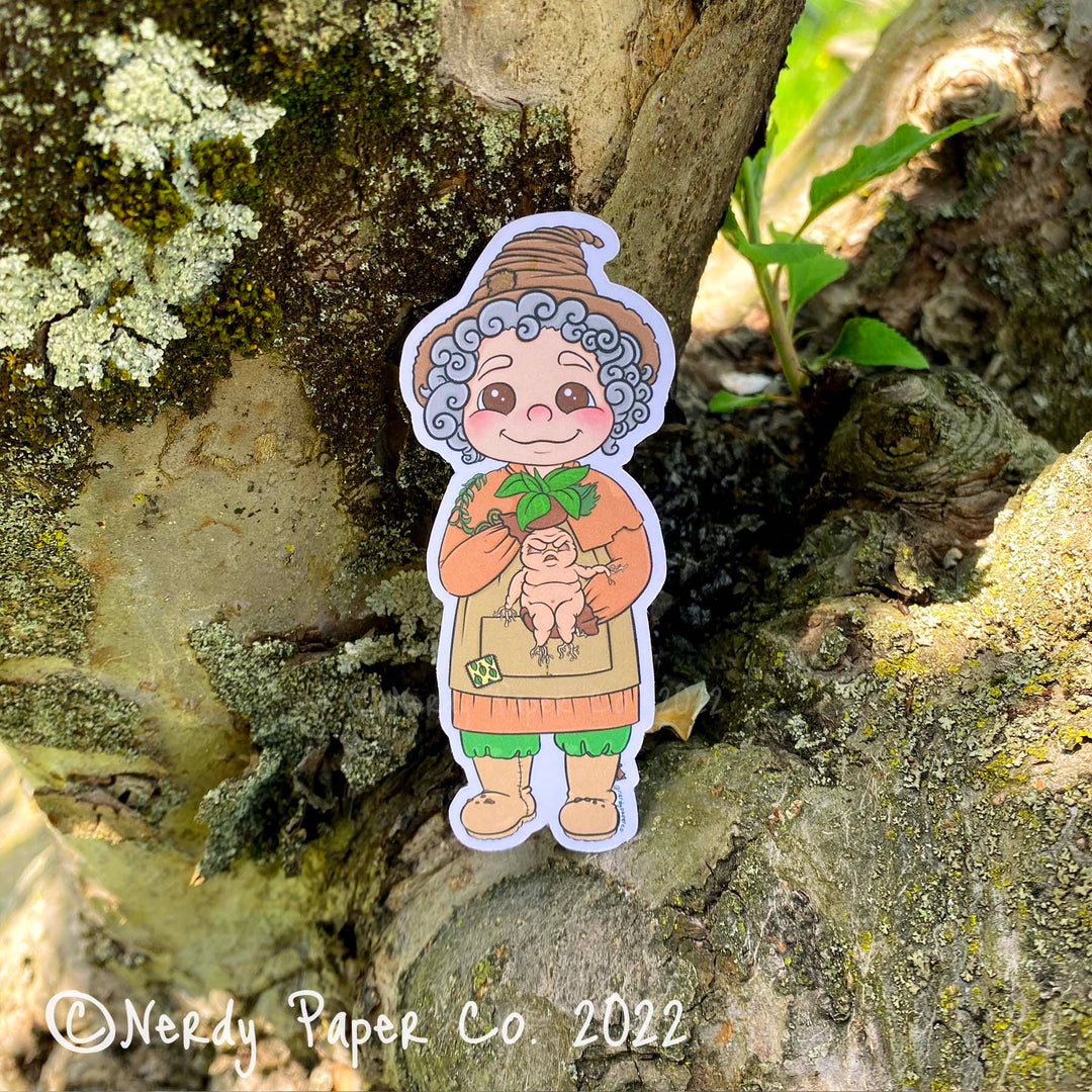 Herbology Professor- Hand Drawn Waterproof Vinyl Sticker