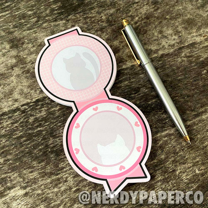 CAT PLATES - Hand Drawn Notepad - NP003