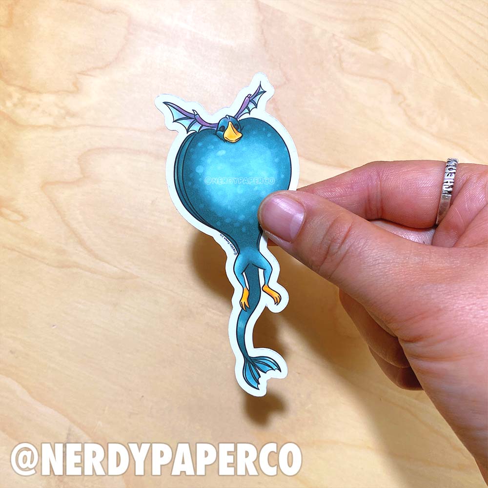 Puff Bird | Magical Creature #26 - Hand Drawn Wizard Diecut