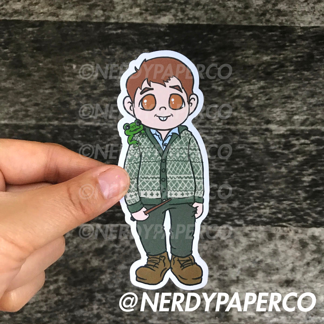 QUIRKY WIZARD- Hand Drawn Die Cut