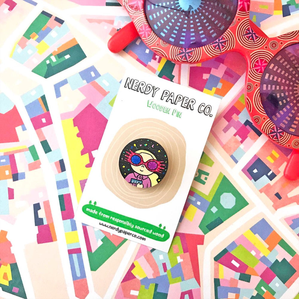 That Quirky Witch | Wooden pin - WP009
