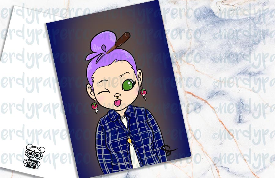 RAVEN HOUSE STREET WITCH - Hand Drawn Planner Dashboard