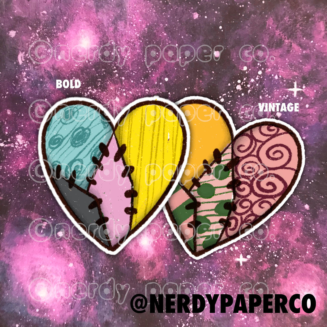 SALLY HEARTS - Hand Drawn NIGHTMARE B4 XMAS- Inspired Waterproof Vinyl Sticker