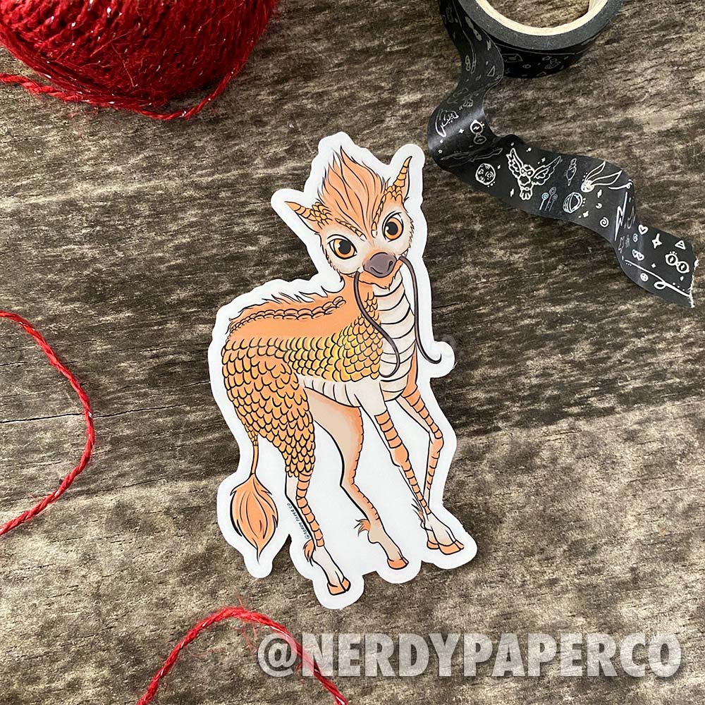 The Seer | Magical Creatures #23 - Hand Drawn Wizard Vinyl Decal - WP