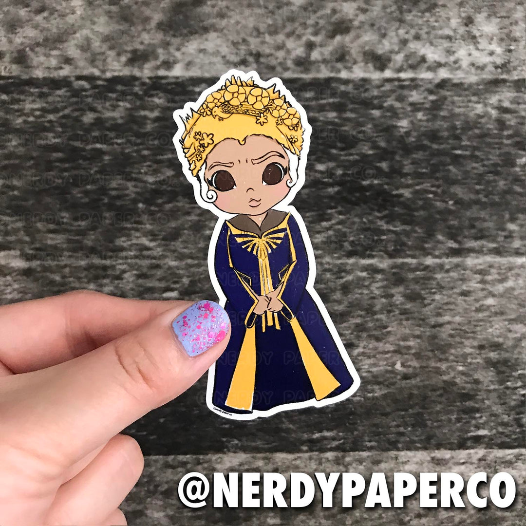 SERAPHINA - Hand Drawn Wizard Waterproof Vinyl Sticker