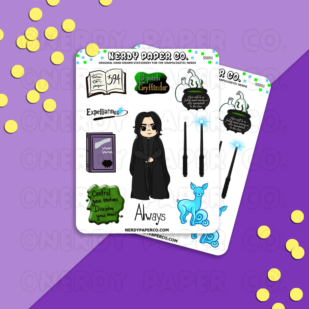 Potions Professor Sampler - Hand Drawn Stickers - Deco - SS001