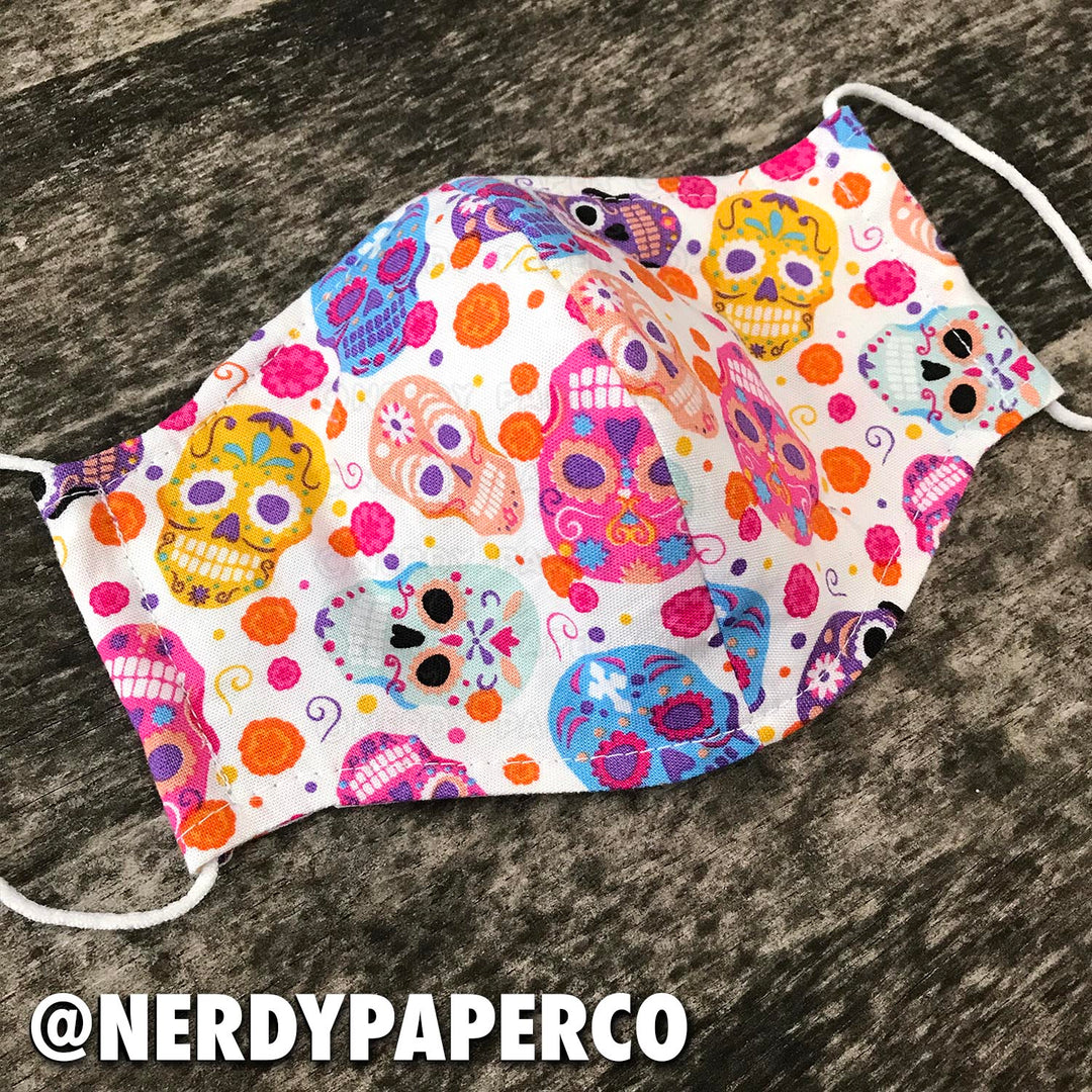 SUGAR SKULLS CLOTH FACE MASK
