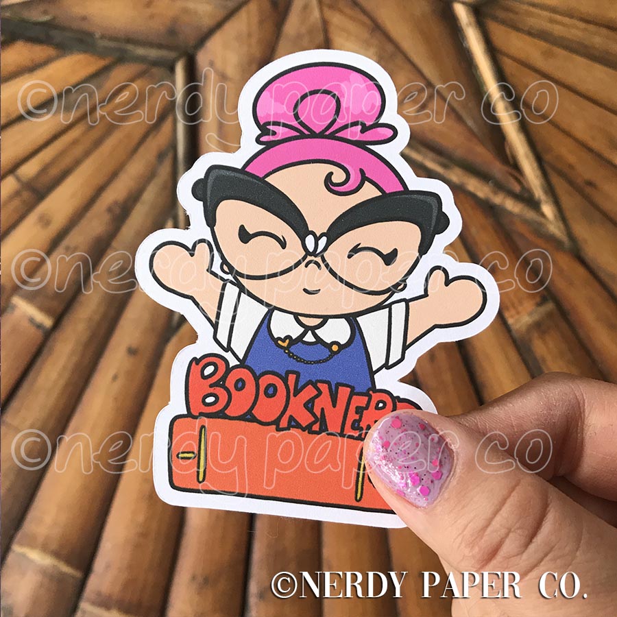 SUZY, PROUD BOOK NERD - Hand Drawn Planner Diecut