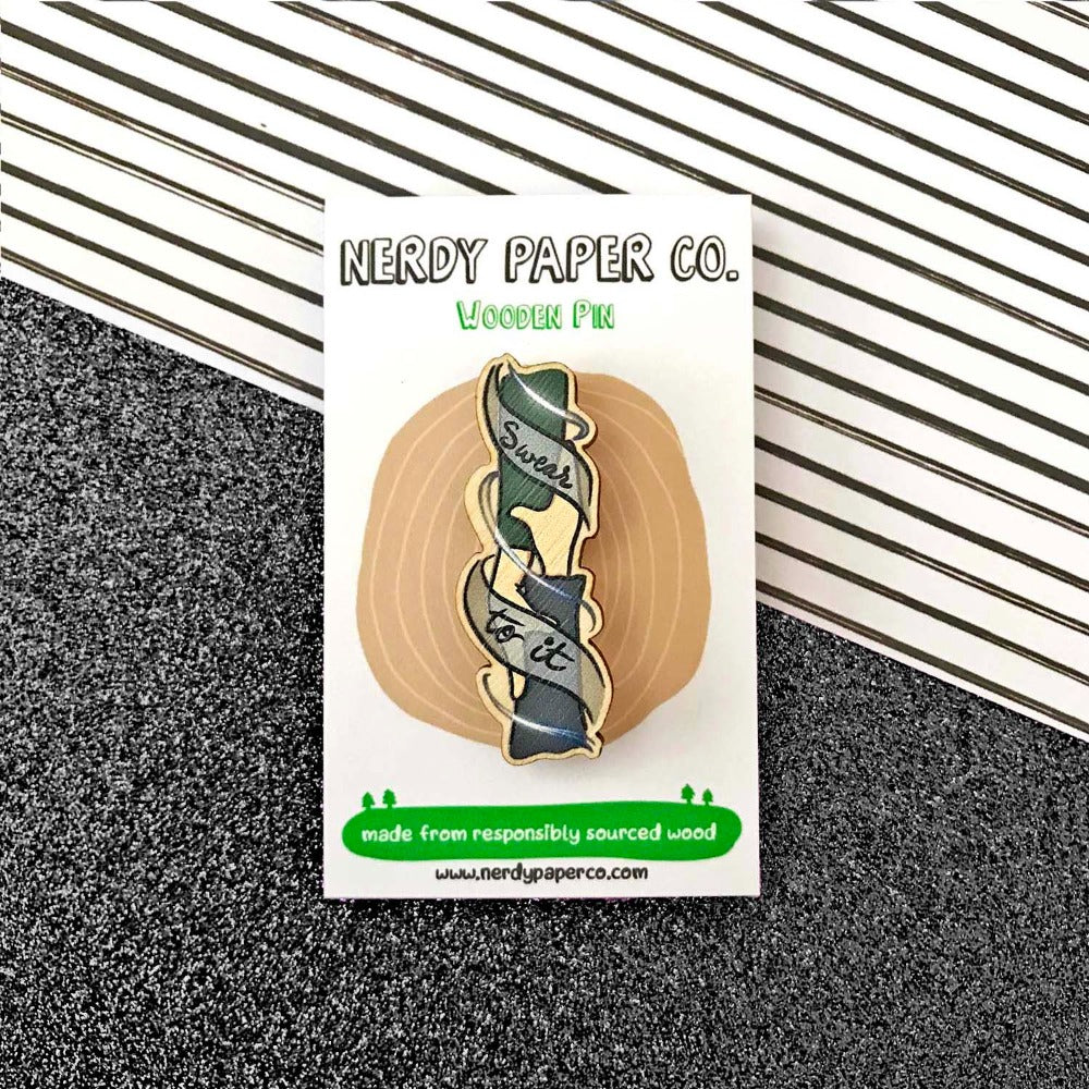 Swear To It | Wooden pin - WP004