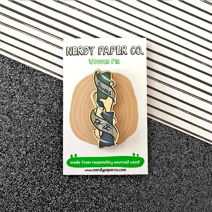 Swear To It | Wooden pin - WP004