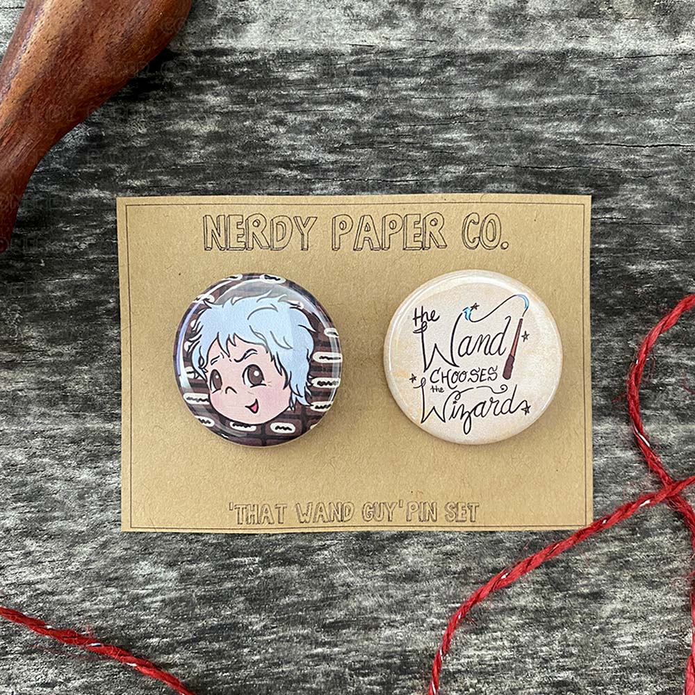 That Wand Guy Pin set | Handmade Pin Badge