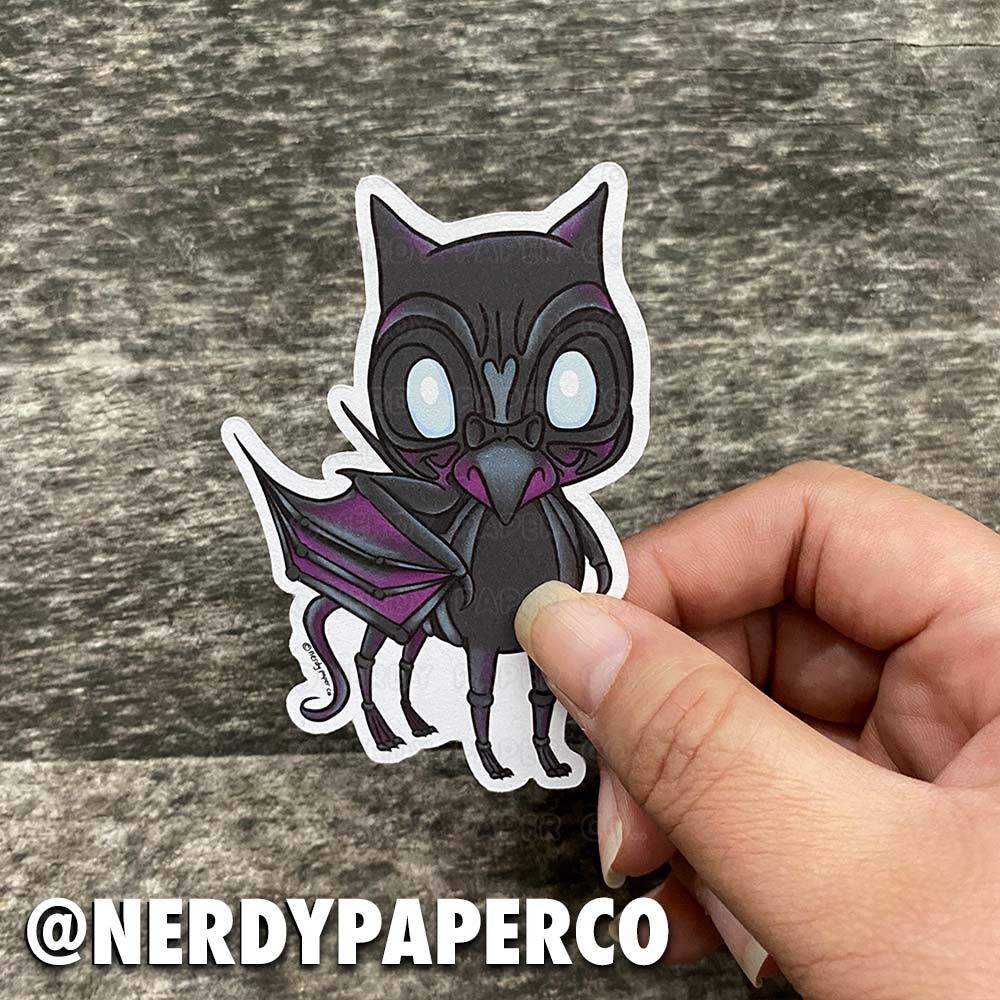 Flying Skeleton Horse | MAGICAL CREATURE - Hand Drawn Diecut