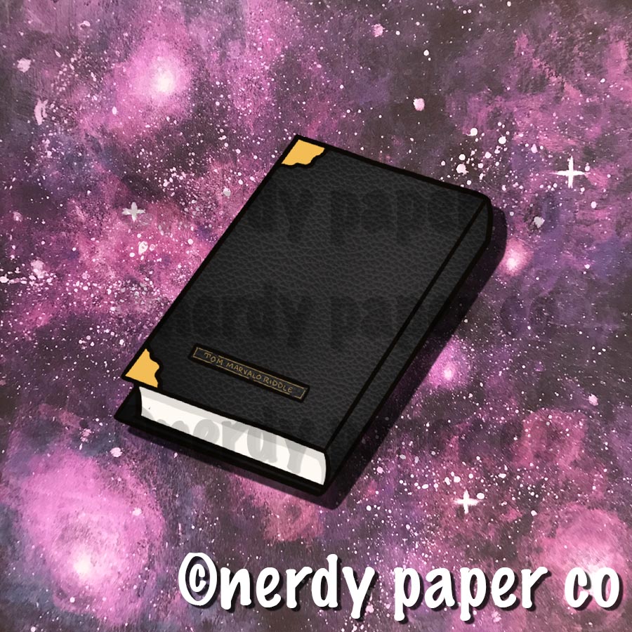 TOM'S DIARY - Hand Drawn Wizard Die Cut