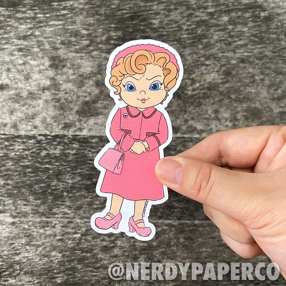 Mean Witch - Hand Drawn Wizard Die Cut