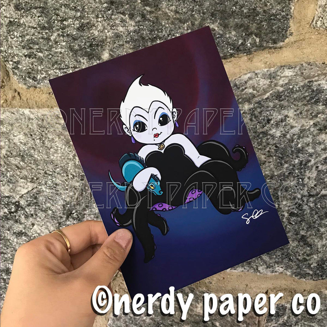 URSULA | Hand Drawn Art Print | Art Print