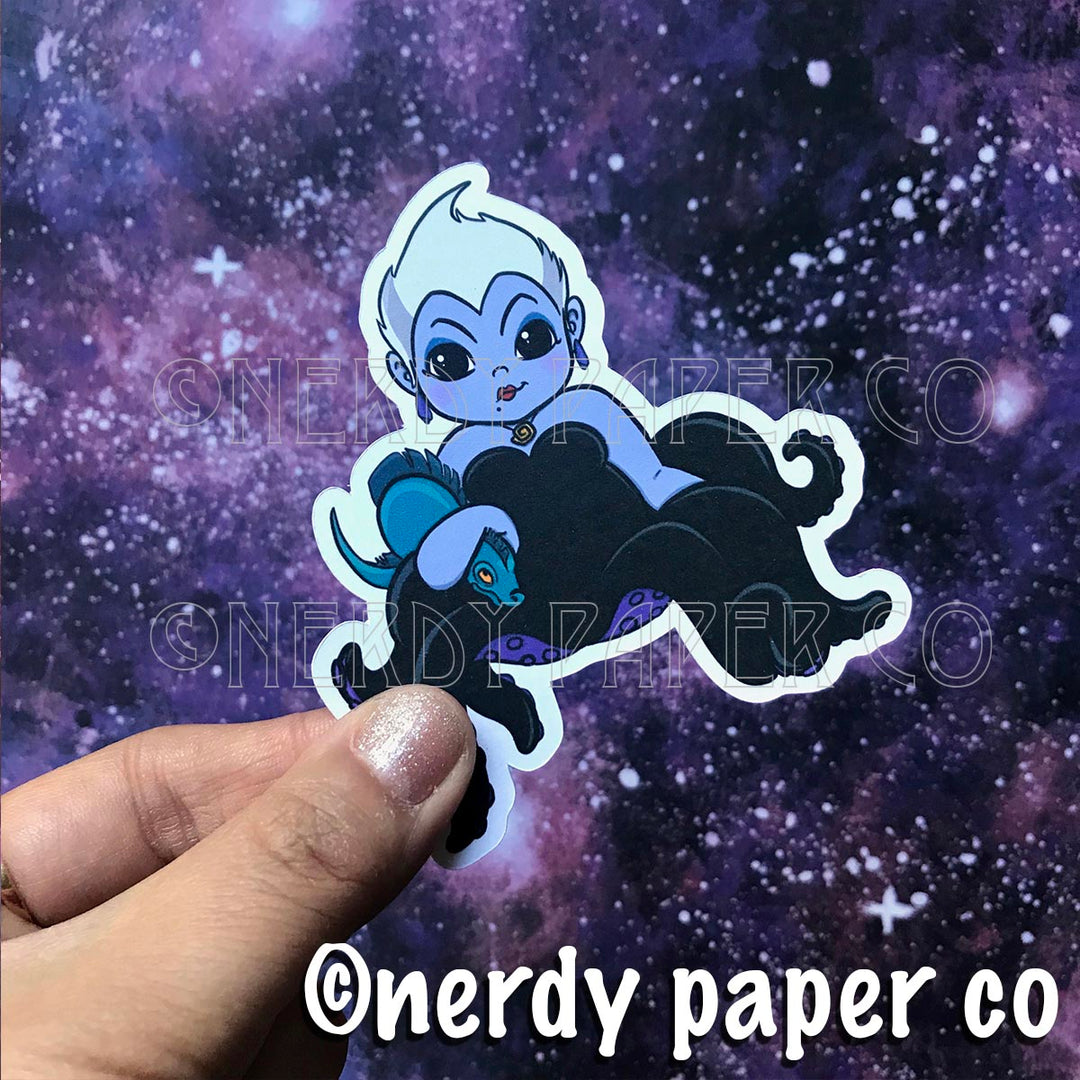 URSULA - Hand Drawn Planner Die Cut - Chibi