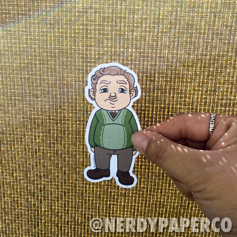 Bitter Uncle - Hand Drawn Waterproof Vinyl Sticker