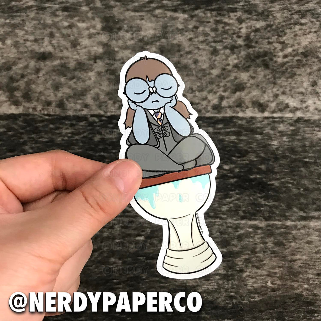 Wailing Ghost - Hand Drawn Waterproof Vinyl Sticker