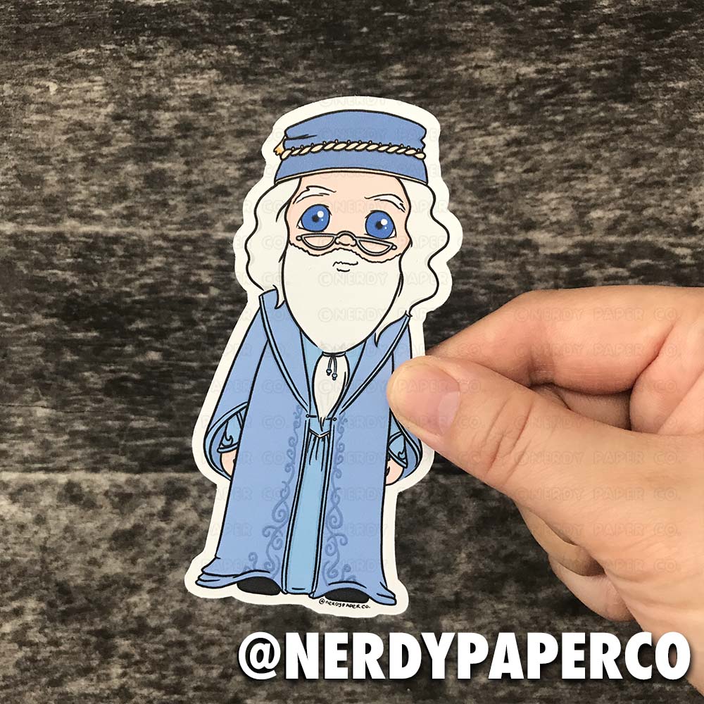 Headmaster - Hand Drawn Wizard Die Cut