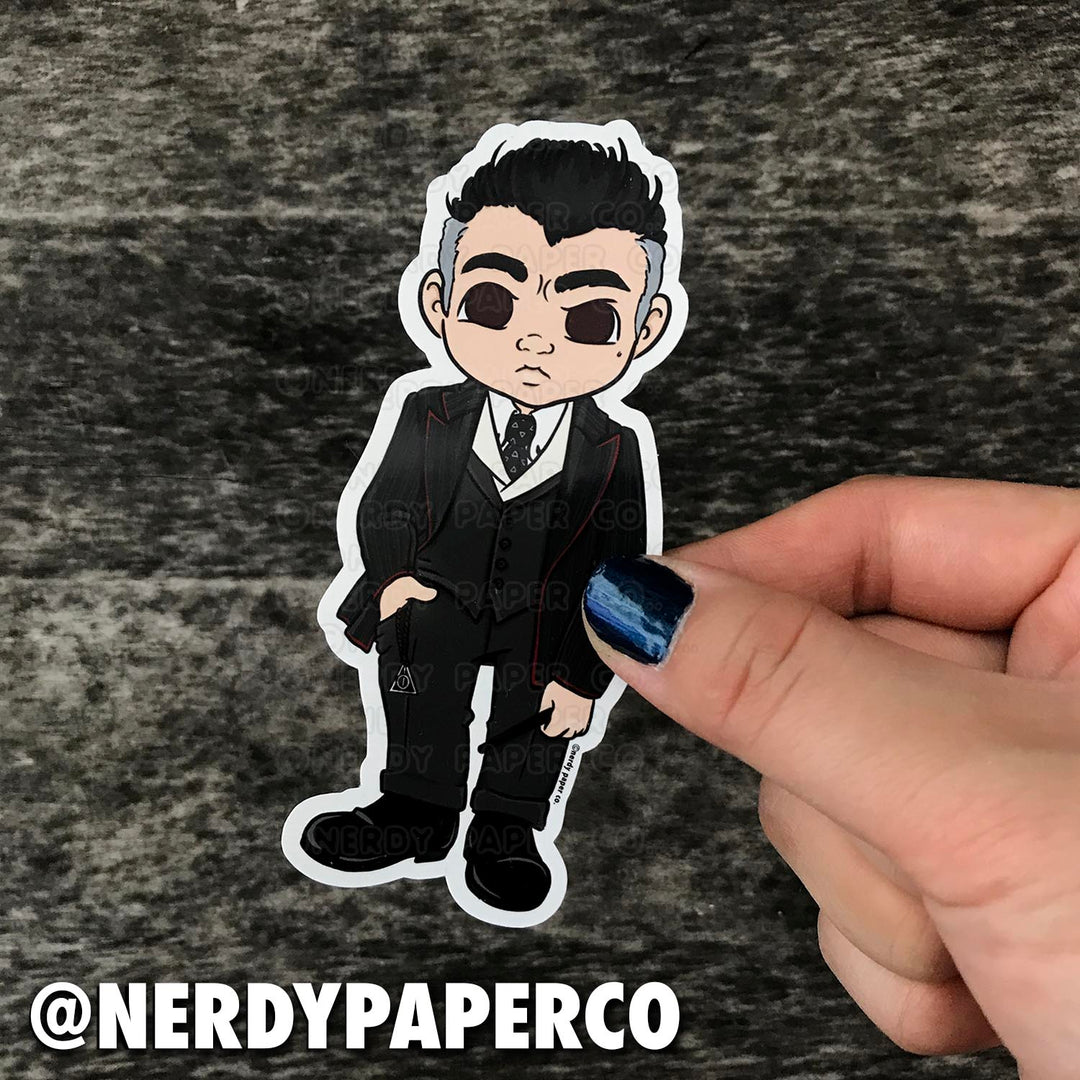 Wizard Policeman - Hand Drawn Waterproof Vinyl Sticker