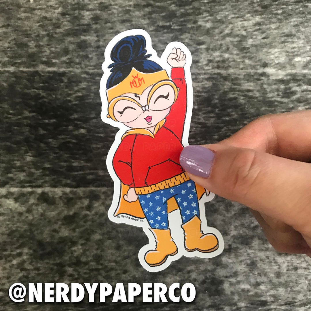 Wondermom - Hand Drawn Die Cut