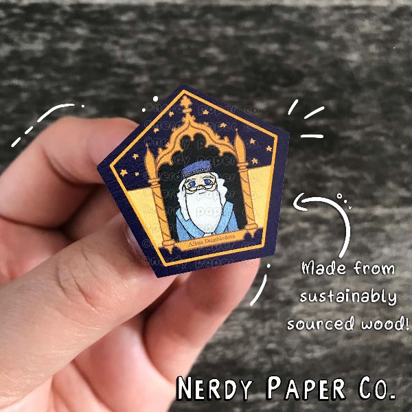 Choco Frog No.1 | Wooden pin - WP003