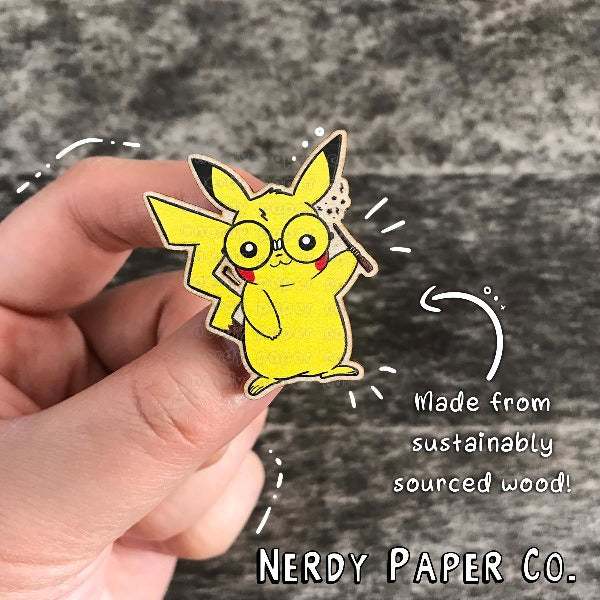 Pikapotter | Wooden pin - WP002
