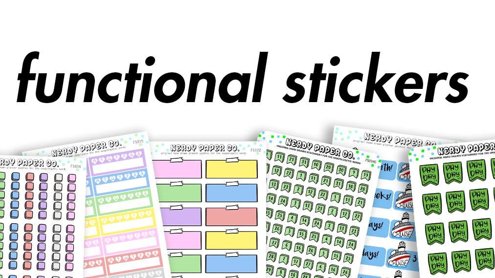 FUNCTIONAL STICKERS