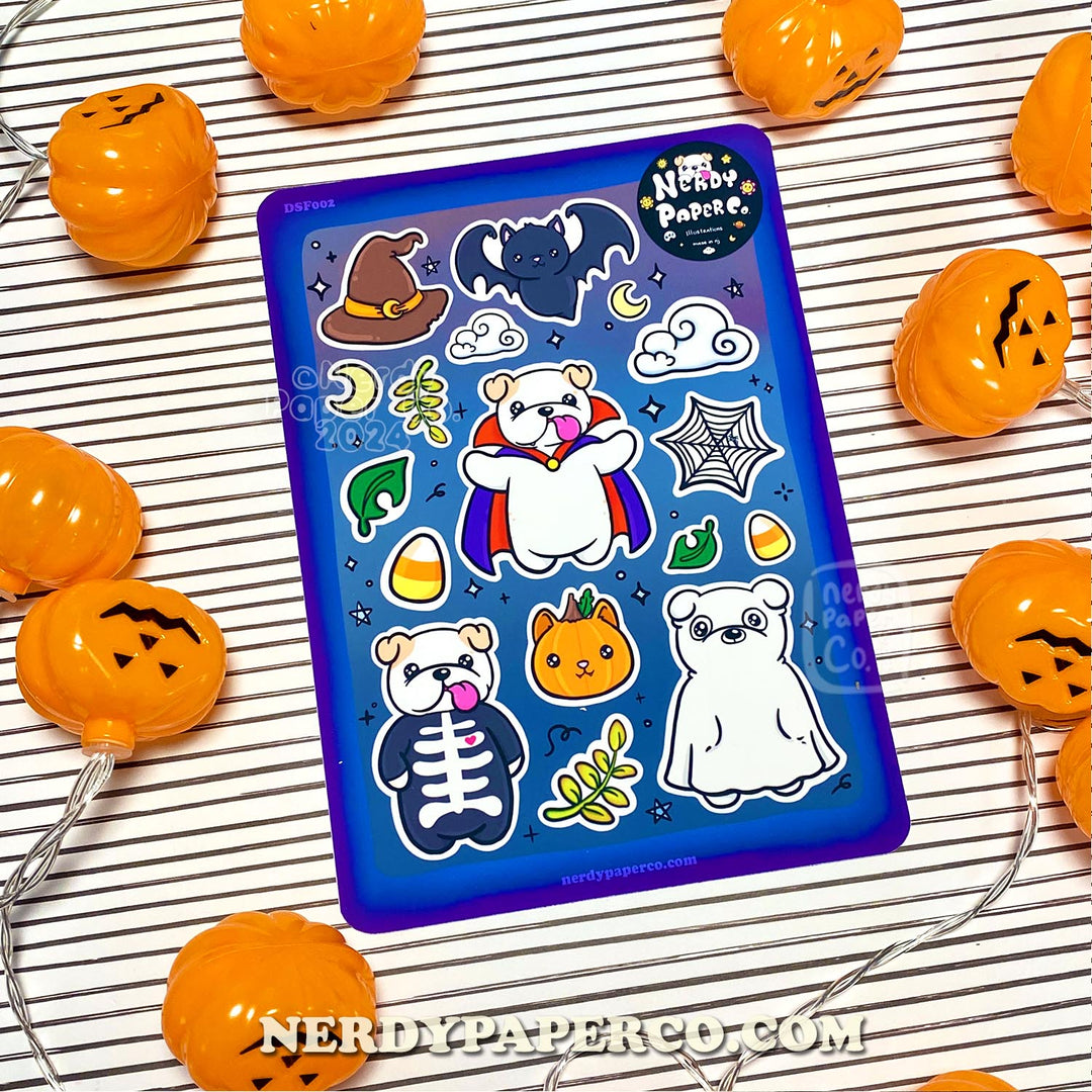 Spooky Theo - Hand Drawn Sticker Sheet