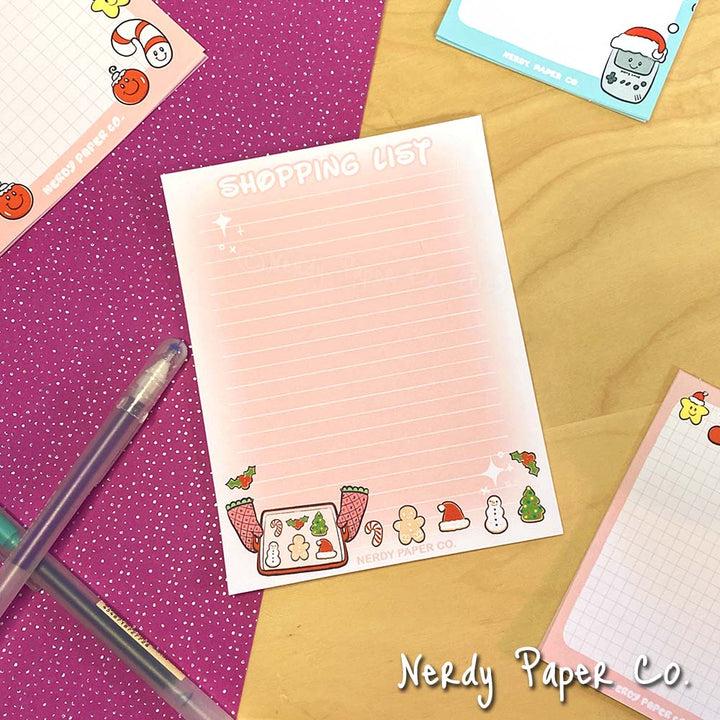 Holiday Shopping List Notepad - NP010