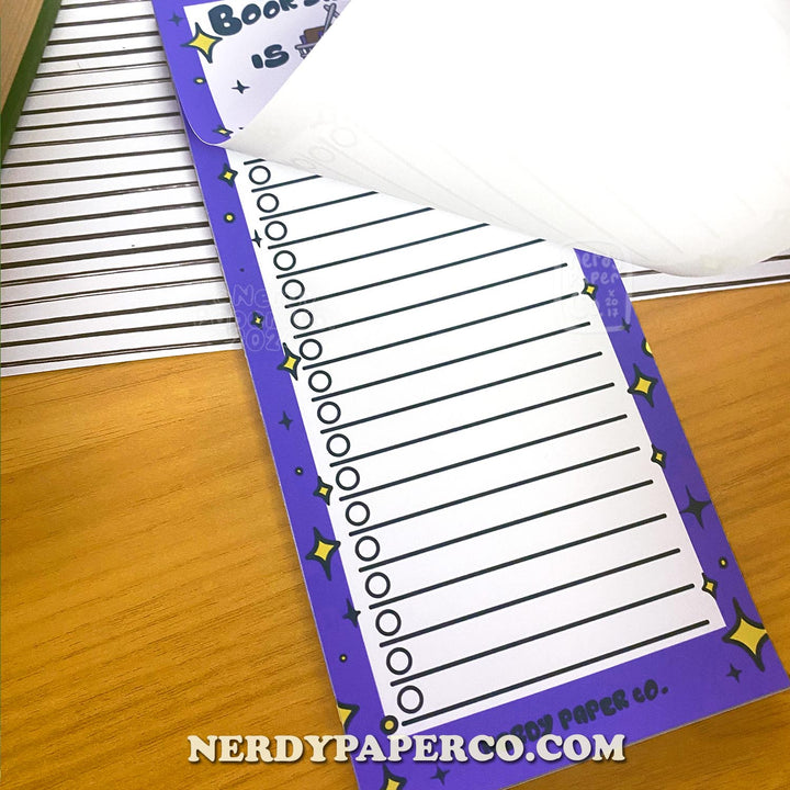 Book Therapy | Handmade Checklist Notepad - NP013