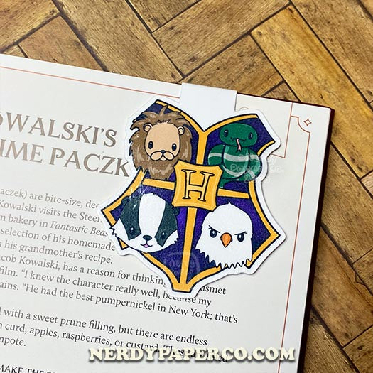 Magical Crest - Hand Drawn Magnetic Bookmark