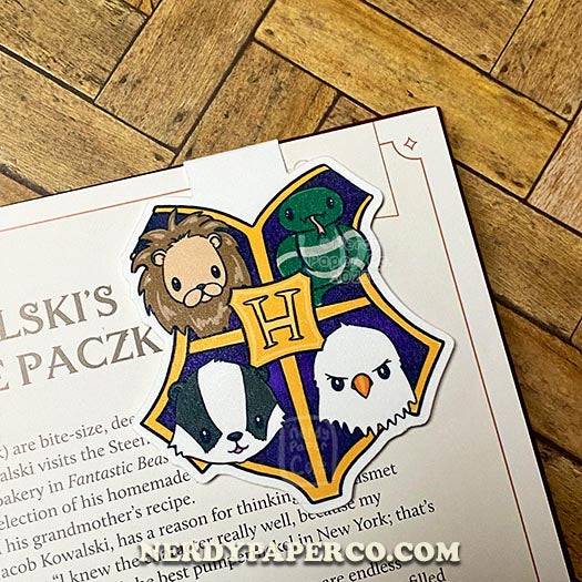 Magical Crest - Hand Drawn Magnetic Bookmark