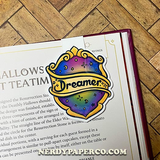 Dreamer - Hand Drawn Magnetic Bookmark