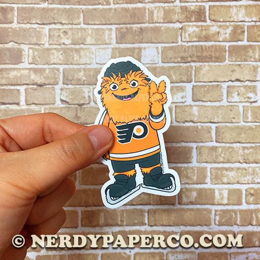 GRITTY - Hand Drawn Waterproof Vinyl Sticker