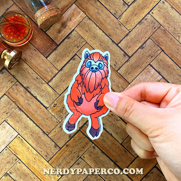 Horse Guardian | Magical Creature #35 - Hand Drawn Waterproof Vinyl Sticker