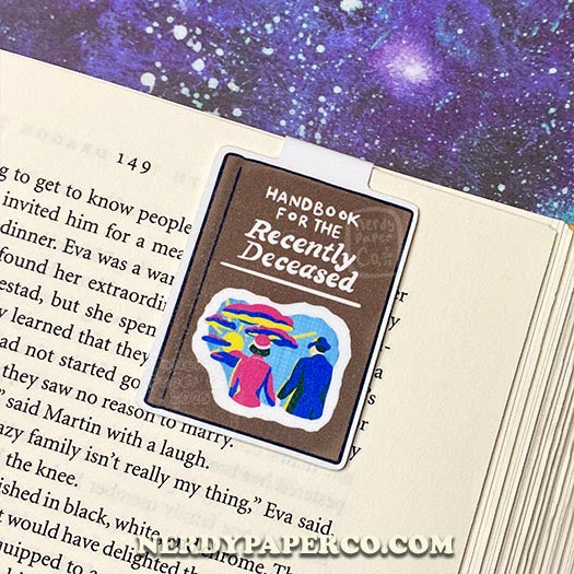 Spooky Book - Hand Drawn Magnetic Bookmark