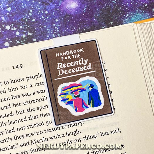 Spooky Book - Hand Drawn Magnetic Bookmark