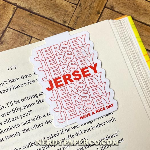 Jersey - Hand Drawn Magnetic Bookmark