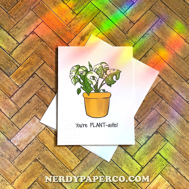 You're Plant-astic - Hand Drawn Greeting Card